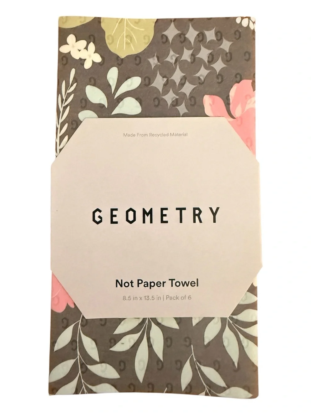 GEOMETRY 'Not Paper Towel' Floral Pack - Brown, Pink, Green